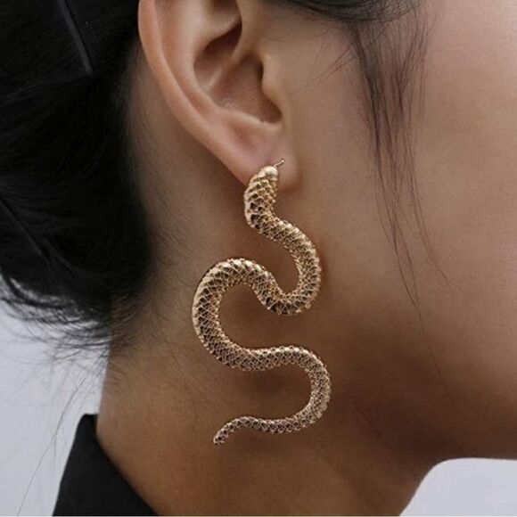 Snake earrings N884 - Picture 1 of 4